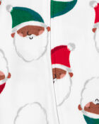 Baby Christmas Cookies Zip-Up Fleece Sleeper Pyjamas, image 3 of 4 slides