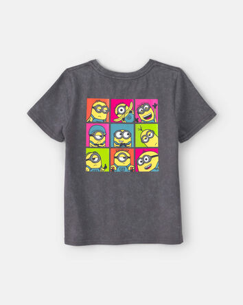 Girls Despicable Me Minions Graphic Tee - Grey, 