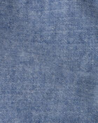 Baby Girl Disney&copy; Winnie the Pooh Solid Chambray Fashion Shorts - Medium Wash, image 4 of 5 slides