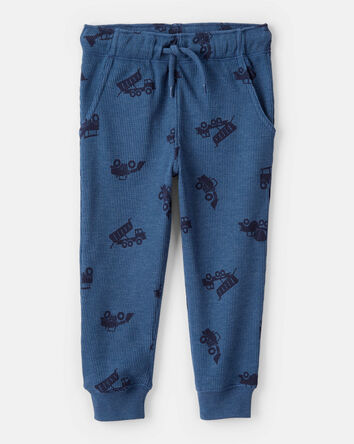 Tout-petit garçon - Ensemble 2 pièces avec haut à capuchon et pantalon de jogging à imprimé de camion, 