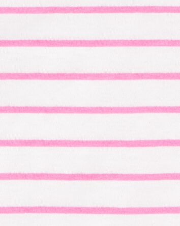 Baby Striped Short-Sleeve Tee - Pink, 