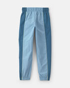 Girls Striped Drawstring Joggers - Blue, image 2 of 4 slides