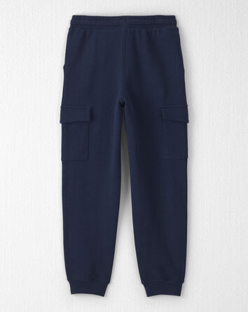 Gar&ccedil;ons - Pantalon cargo en jersey bouclette de coton biologique, 