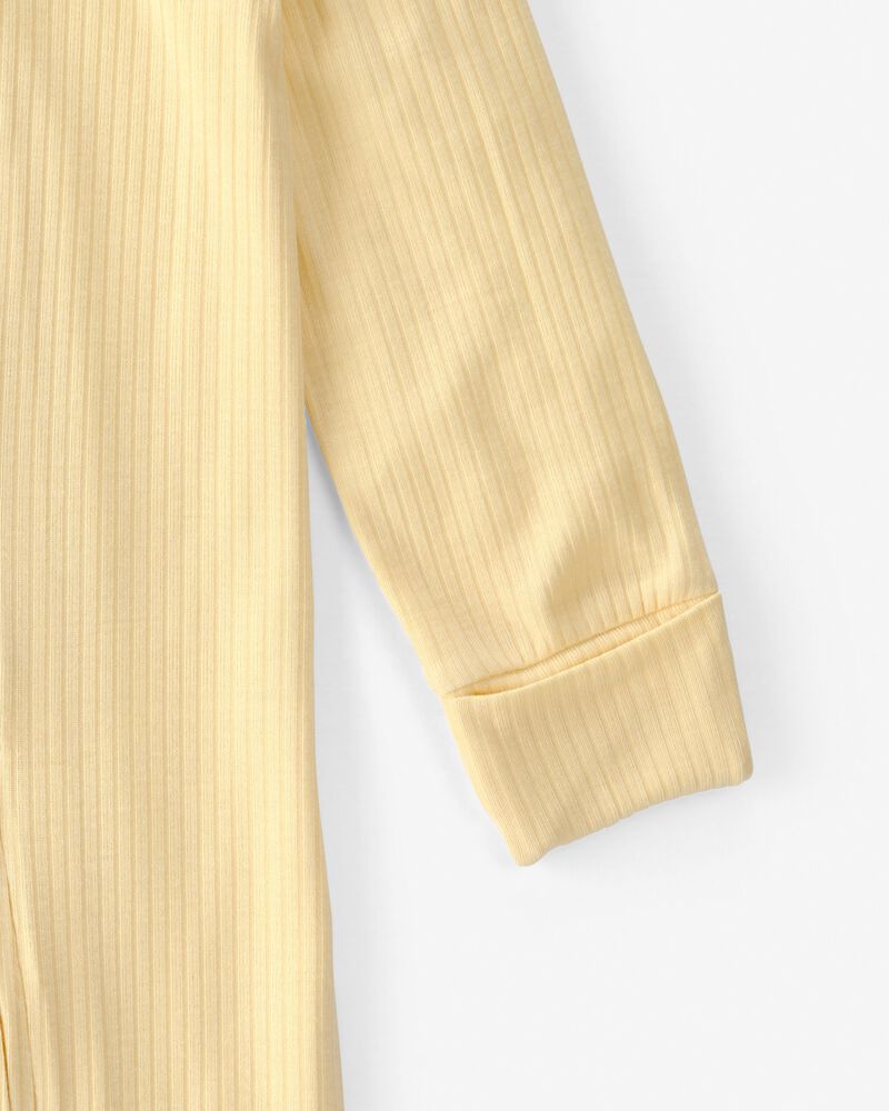 Baby 2-Way Zip PurelySoft Sleeper - Yellow, image 4 of 9 slides