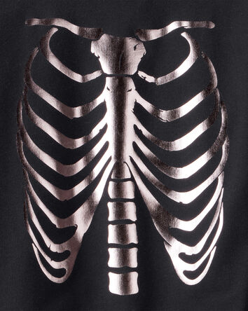 Gar&ccedil;ons - T-shirt &agrave; manches longues imprim&eacute; squelette, 