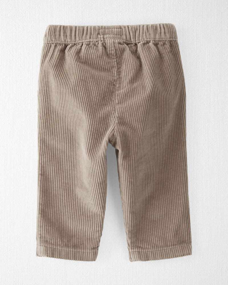 B&eacute;b&eacute; gar&ccedil;on - Pantalon en velours c&ocirc;tel&eacute; biologique, image 2 sur 4 diapositives