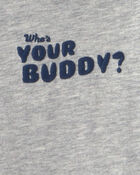 Toddler Boy Buddy Dog Long-Sleeve Graphic Tee &ndash; Grey, image 3 of 5 slides
