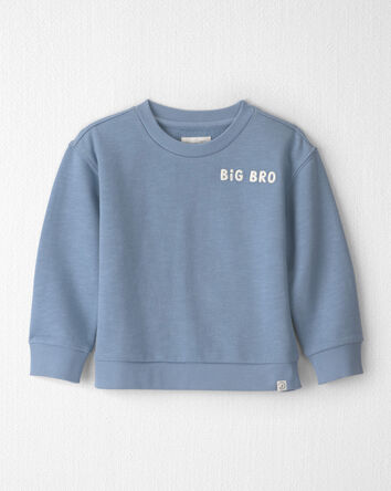 Tout-petit gar&ccedil;on - Chandail en coton biologique &laquo;Big Bro&raquo;, 