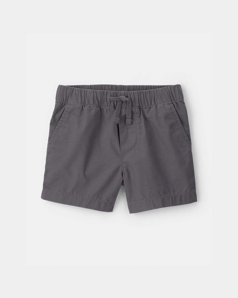 Baby Boy Canvas Shorts - Grey, image 1 of 4 slides