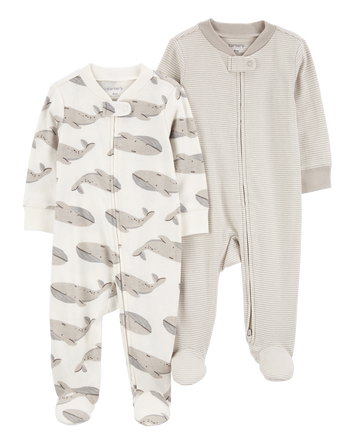 Baby 2-Pack 2-Way Zip Sleepers, 