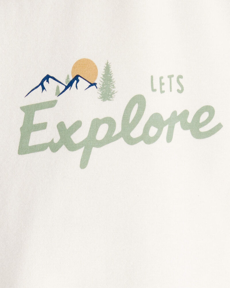 Toddler Organic Cotton Let's Explore Long-Sleeve Tee, image 4 of 7 slides