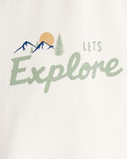 Toddler Organic Cotton Let's Explore Long-Sleeve Tee, image 4 of 7 slides