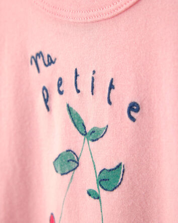 Toddler Girl Cherry Top - Pink, 