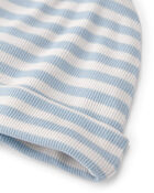 Baby Organic Cotton Striped Rib Cap, image 2 of 3 slides