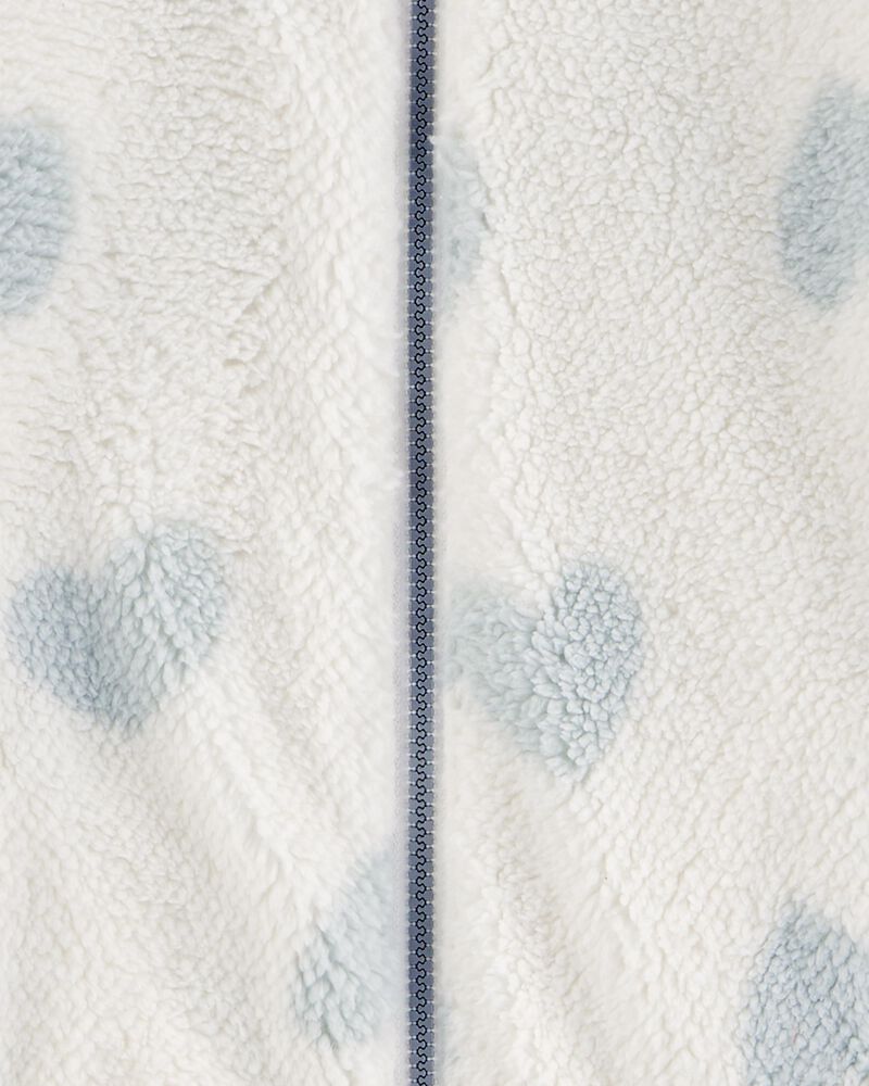 Kid Heart Sherpa Zip Jacket, image 2 of 3 slides