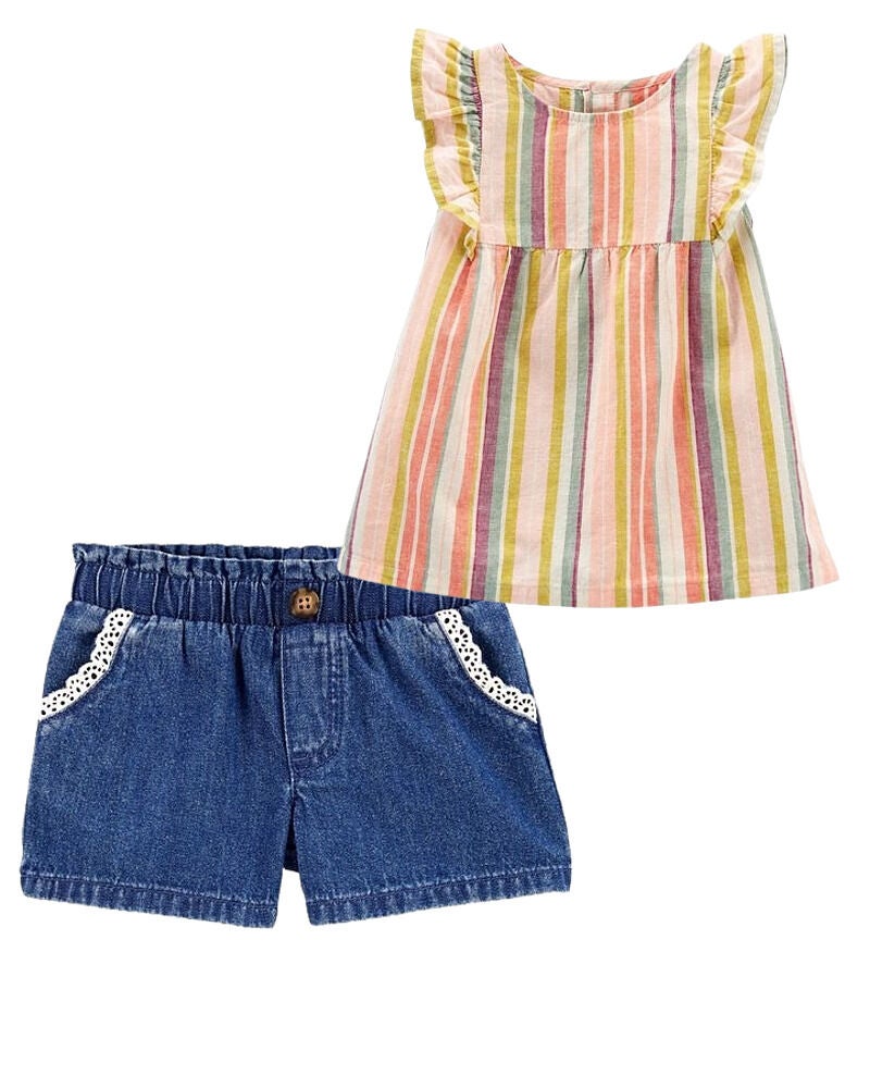 Multi 2 Piece Top Short Set Carter s Oshkosh Canada