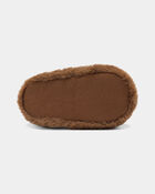 Boys Christmas Reindeer Slippers - Brown, image 5 of 6 slides