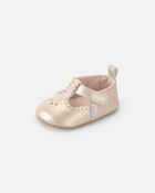 B&eacute;b&eacute; fille - Chaussures Charles IX &agrave; talon plat &agrave; motif ajour&eacute; - Blanc, image 8 sur 8 diapositives