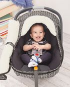 STROLL & GO Car Seat Cover - Grey Feather, image 9 of 10 slides
