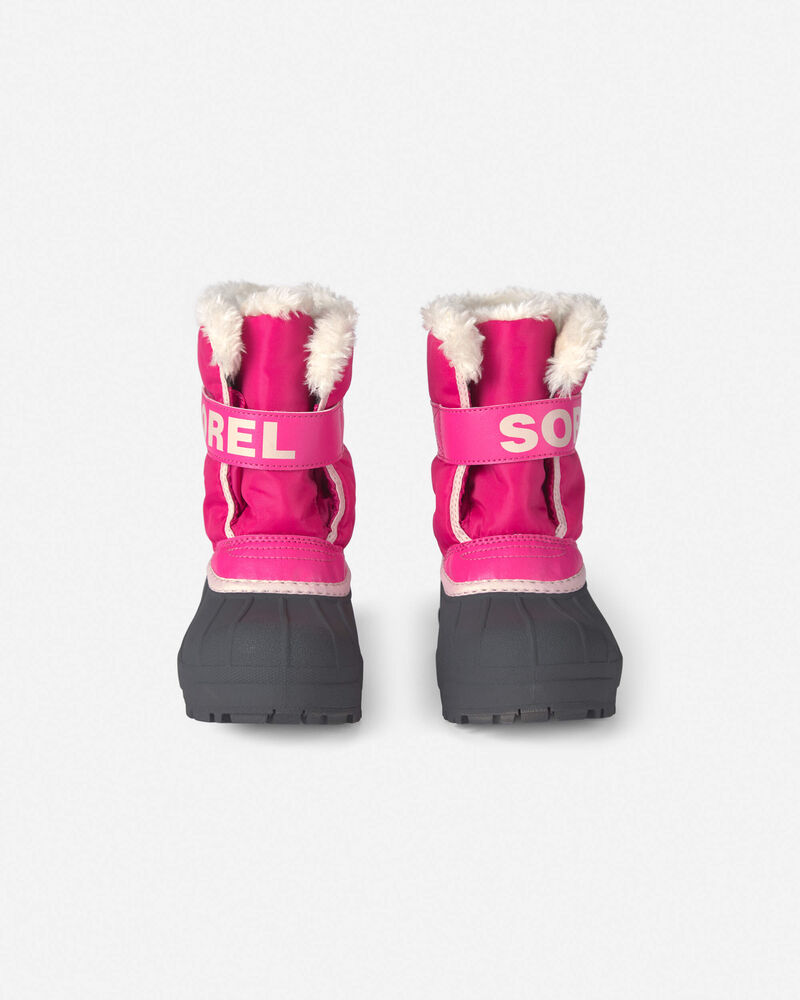 Filles - Bottes d'hiver Snow Commander&trade; SOREL - Rose, image 1 sur 3 diapositives