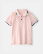 Toddler Boy Polo Shirt - Pink, image 1 of 3 slides