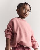Toddler Otter Sweatshirt™ with Pockets - Pink, image 1 of 6 slides