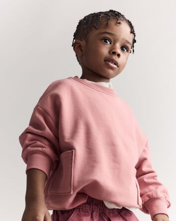 Toddler Otter Sweatshirt™ with Pockets - Pink, 