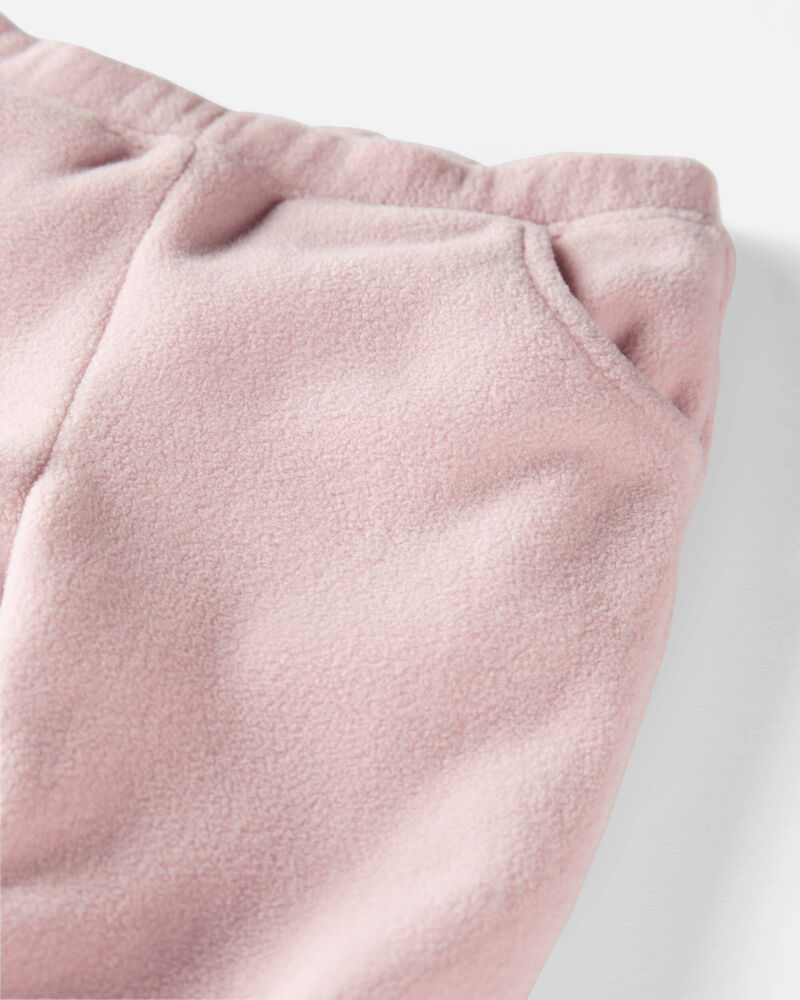 Baby Girl 2-Piece Recycled Microfleece Set, image 2 of 3 slides