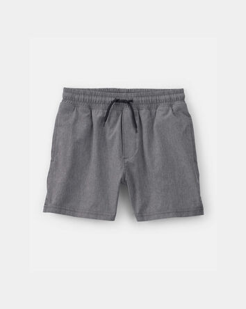 Boys Pull-On Active Shorts - Grey, 