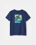 Boys Dirt Bike Graphic Tee - Navy, image 1 of 3 slides