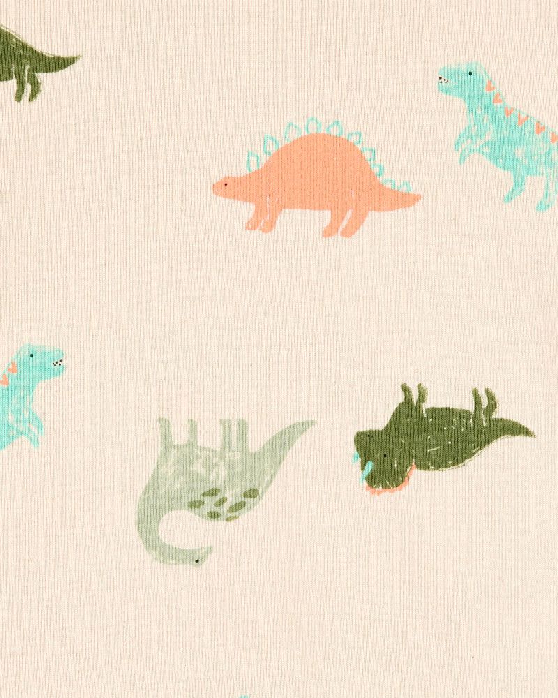 Bébé Pyjama 4 pièces en coton à motif de dinosaure, image 3 sur 4 diapositives