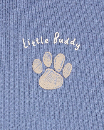 Baby 6-Pack Dog Long-Sleeve Bodysuits, 
