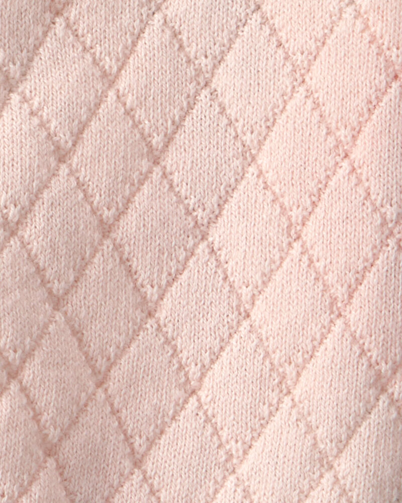 Baby Girl 2-Piece Floral Cardigan & Bubble Set - Pink, image 3 of 5 slides