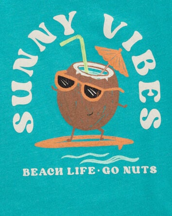 Toddler 2-Piece Sunny Vibes Tank & Pull-On Short Set, 