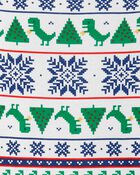 2-Piece Fair Isle 100% Snug Fit Cotton PJs, image 2 of 2 slides