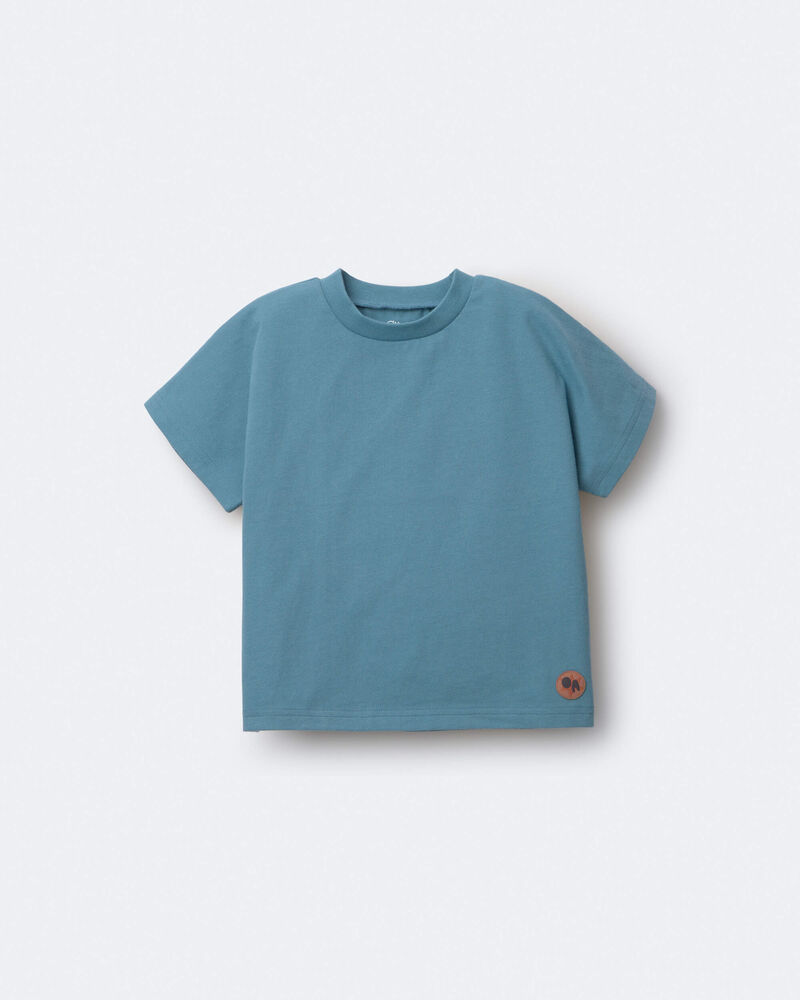 Tout-petit - T-shirt &agrave; manches chauve-souris - Sarcelle, image 2 sur 5 diapositives