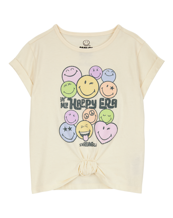 Kid SmileWorld Graphic Tee - Cream, 