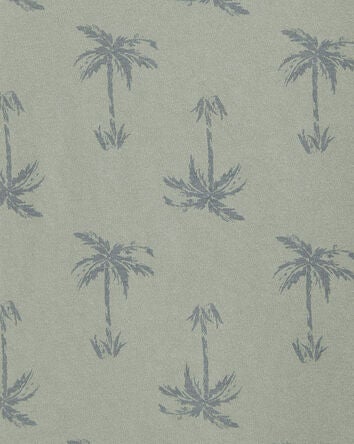 Kid Palm Tree Cotton-Blend - Green, 