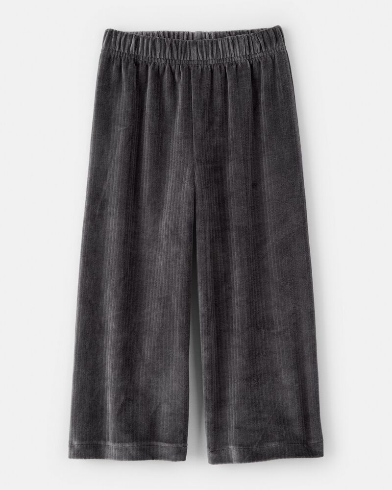 Toddler Girl DayDream Fleece Ruffle Sleeve Bow Top & Rib Pant Set, image 2 of 6 slides