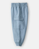 Baby Boy 2-Piece DayDream Fleece Mountain Pullover & Pant Set - Blue, image 3 of 7 slides