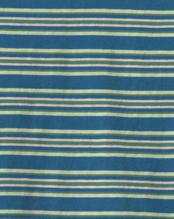 Toddler Boy Long-Sleeve Striped T-Shirt - Green/Blue, 