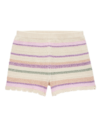Enfant Short en tricot à rayures, 