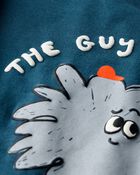 Toddler Boy Squish Character Long-Sleeve Relaxed Graphic Tee - Deep Teal, image 7 of 7 slides