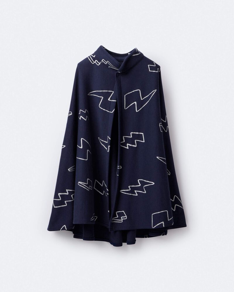 Toddler Lightening Bolt Dress Up Cape - Navy, image 6 of 7 slides