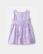 B&eacute;b&eacute; fille - Robe sans manches &agrave; motif vie marine - Mauve, image 2 sur 3 diapositives