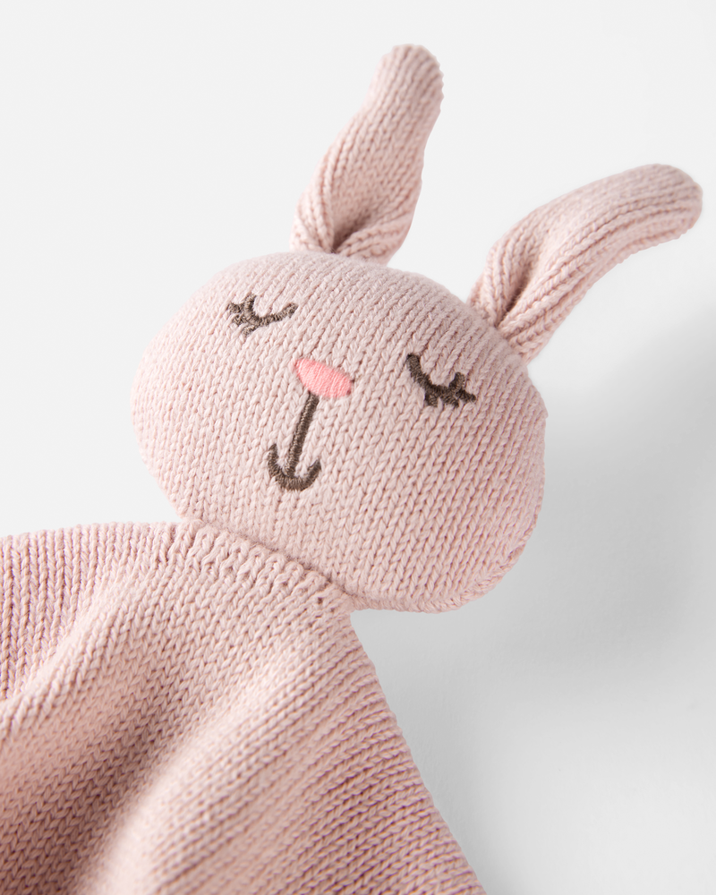Bébé - Doudou lapin en coton biologique, image 3 sur 3 diapositives