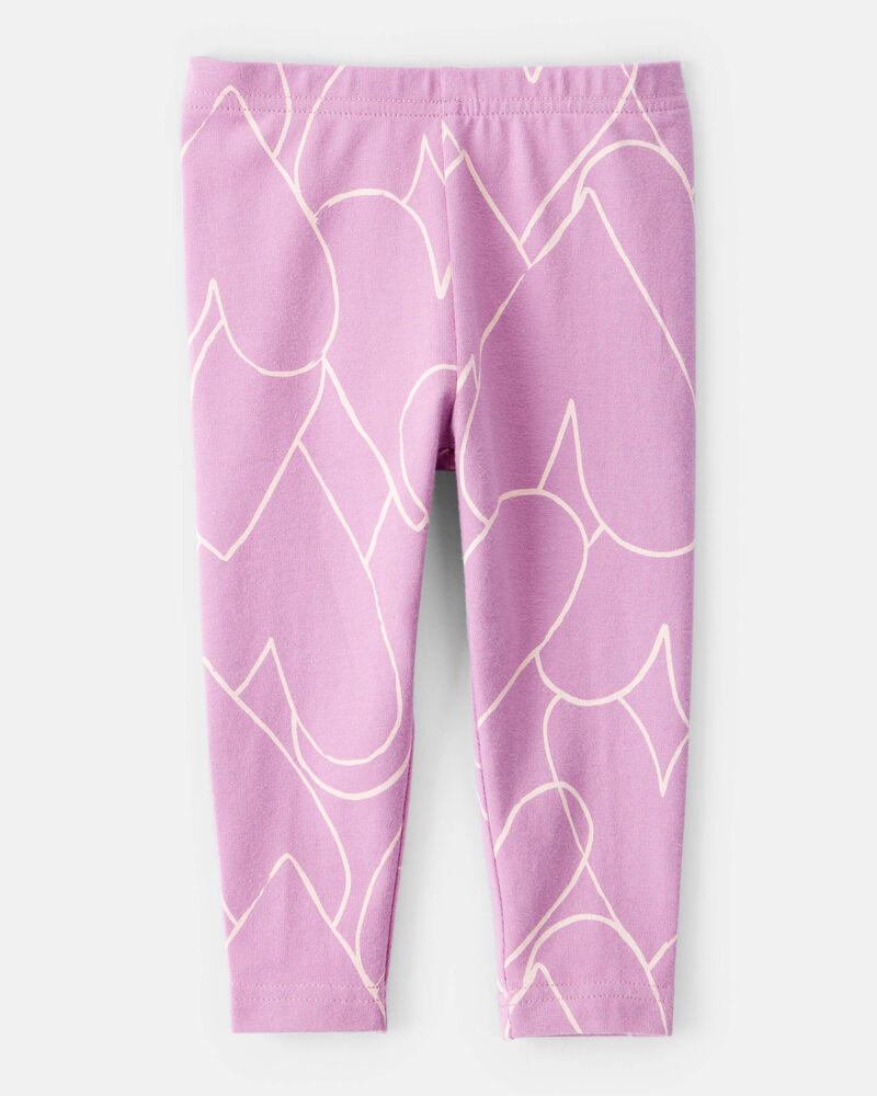 Baby Girl Heart Leggings, image 2 of 4 slides