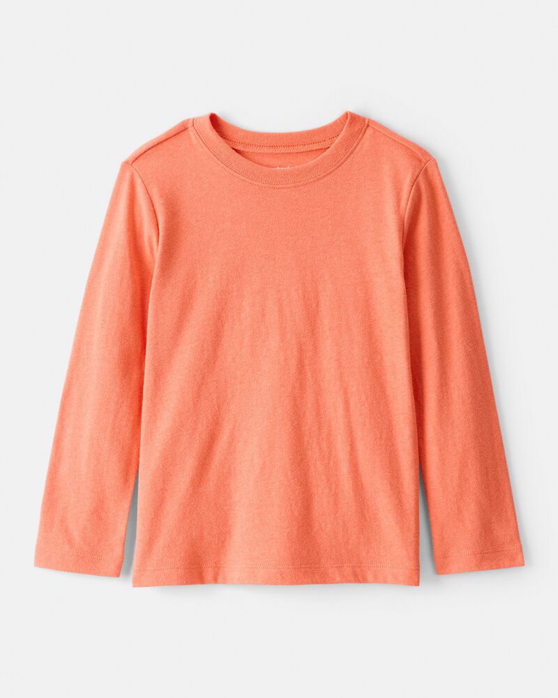 Toddler Boy Long-Sleeve Tee - Orange, image 1 of 3 slides