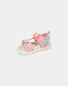 Toddler Girl Colourblock Sandals - Pink , image 6 of 6 slides