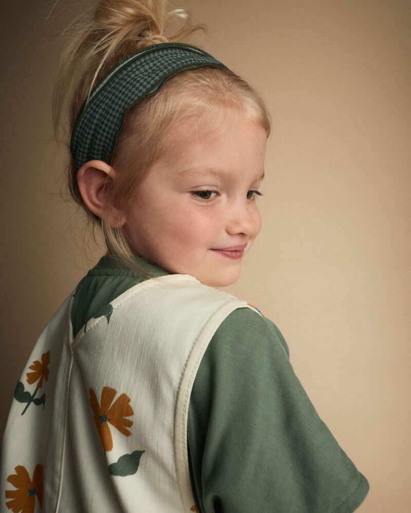Toute-petit fille - Chasuble Otter Pocket &agrave; imprim&eacute; floral - Cr&egrave;me, image 5 sur 6 diapositives